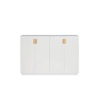 Asplund Armoire Frame 160 High white. portes pliantes. 42 cm. natural