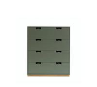 Asplund Commode Snö A green khaki. support en chêne