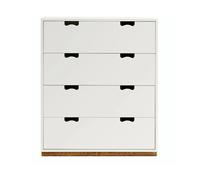 Asplund Commode Snö A white. support en chêne
