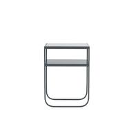 Asplund Nati Tati High table console marbre carrara. support storm grey