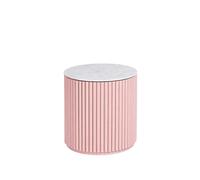 Asplund Petit Palais table d'appoint dusty pink. h42. dessus en marbre carrara