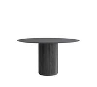 Asplund Table à manger Palais Royal chêne teinté gris foncé. support chêne teinté gris foncé.