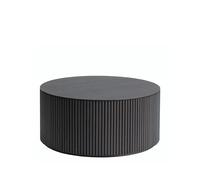 Asplund Table basse Grand Palais chêne teinté gris foncé. support en chêne teinté gris foncé