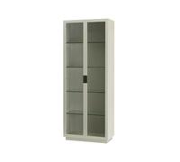 Asplund Vitrine Frame XL light grey. poignée en cuir noir