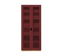 Asplund Vitrine haute Snö F Brown red. profondeur : 42 cm