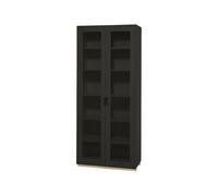 Asplund Vitrine haute Snö F Char grey. support en bouleau. dj.30 cm