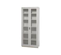Asplund Vitrine haute Snö F Light grey. björksockel. dj.42 cm