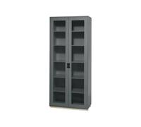 Asplund Vitrine haute Snö F Storm grey. support en bouleau. dj.42 cm