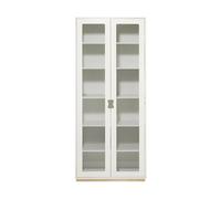 Asplund Vitrine haute Snö F White. support en bouleau. dj.30 cm