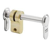 ASSA ABLOY 153950077 Cylindre obturateur réglable, 96 à 165 mm, cylindre profilé européen PZ, laiton FS1539, nickelé mat