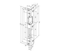 Assa_abloy gâche de sécurité encastrée