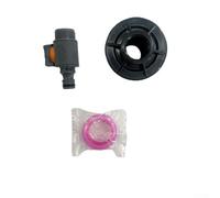 Assemblage de raccordement de réservoir d'eau en PVC avec valve à passage direct 34 degrés et connexion rapide pour une dérivation et un contrôle efficaces de l'eau