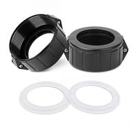 Assemblage d'écrou fendu de 5,1 cm pour tube de chauffage spa avec vis, 2 joints toriques et joints toriques, compatible avec les constructeurs de spa