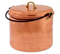 Сasserole en cuivre de 24 cm avec arche en fer