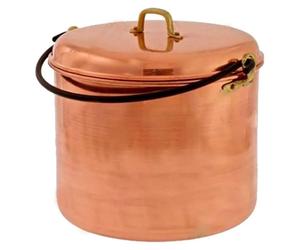 Сasserole en cuivre de 24 cm avec arche en fer