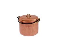 Сasserole en cuivre martelé avec arche de fer 30 cm