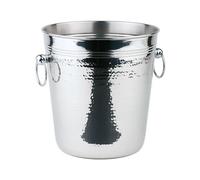 APS Wein- Sektkühler Edelstahl Hammerschlag-Design 4l