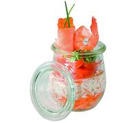 Bocal Weck avec couvercle, forme tulipe, 220 ml, set x12