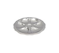 Assiette 6 huîtres en inox