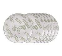 Assiette à dessert 19 cm Episia (lot de 6) - Table Passion - Vert - Porcelaine Vert G