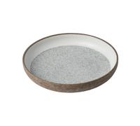 Assiette à dessert CRAZED GREY 22 cm, avec rebord haut, MIJ