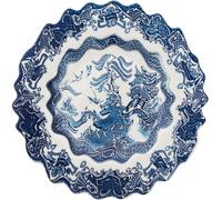 Assiette à dessert DIESEL CLASSICS ON ACID WILLOWAVE 21 cm, bleu, porcelaine, Seletti