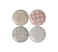 Assiette à dessert en grès D20cm - Coffret de 4 BOHEME