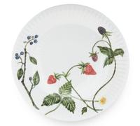 Assiette à dessert HAMMERSHOI SUMMER - SUMMER BERRIES 22 cm, blanc, porcelaine, Kähler