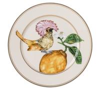 Assiette à dessert Idyllia, Porcelaine, Motif imprimé cristal, porte-éventail roi, Multicolore OS