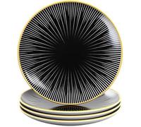 Assiette à dessert - INTIRILIFE - Intirilife - Rayé - Porcelaine - Ø15,3 cm