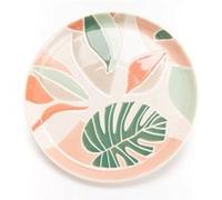 Amadeus - Assiette à dessert Natureva 21 cm - Lot de 6 - Blanc - Grès