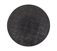 Assiette à dessert Vésuvio noir 21 cm (lot de 6)