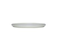 Assiette à dîner en céramique sable, ronde, uni, lave-vaisselle, micro-ondes, four - Hübsch, Amare - Ø28x2 cm