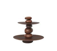 Assiette à Gâteau Pebble de , Marron Foncé
