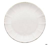 Atmosphera - Assiette à pain daphné ronde d.14cm blanc