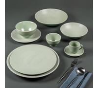 Table Passion Assiette à pain Vésuvio sauge 16 cm (lot de 6)