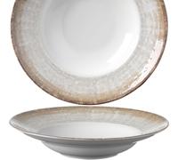 Assiette à pâtes crétoise, diamètre 265 x 50 mm - Lot de 6