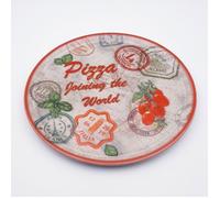 Assiette à pizza Charme Rouge - D 31 cm - Napoli