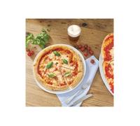 Assiette à pizza en opale blanche - D 33 cm
