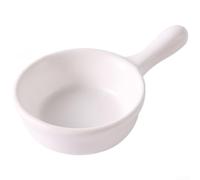 Assiette à pour sauce Porcelaine 9.8cm Design Assiette à pour(White) | Design épuré, ronde minimaliste, couleurs unies jaune vert, pour décor table élégant