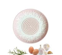 Assiette À Râper En Céramique Pour Ail,Ustensile de Cuisson Embossé - Plat À Broyer Pour Oignons,Pour Cuisiniers Amateurs Chefs Fêtes Réunions Préparation Repas Cuisine Quotidienne Camping-car Apparte