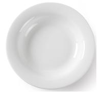 Assiette à soupe OPTIMA, porcelaine blanche, diamètre 220 mm, lot de 12 - Hendi 770863