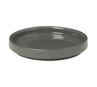 Assiette à tapas PILAR, 10 cm, gris foncé, céramique, Blomus