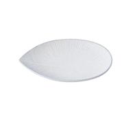 Assiette à tapas SNOW LEAF 13 cm, blanc, céramique, MIJ