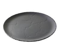 Assiette BASALT 32 cm, effet ardoise, céramique, REVOL