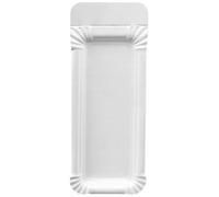 Assiette carton pour saucisse 'pure', blanc