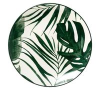 Assiette creuse Ø. 20 cm PALME Vert / Blanc
