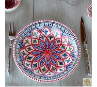 Assiette creuse Bakir rouge - D 24 cm