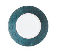 Assiette creuse bleue décorée 23 cm Zadig