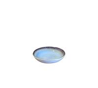 Assiette creuse bleue en porcelaine - lot de 6